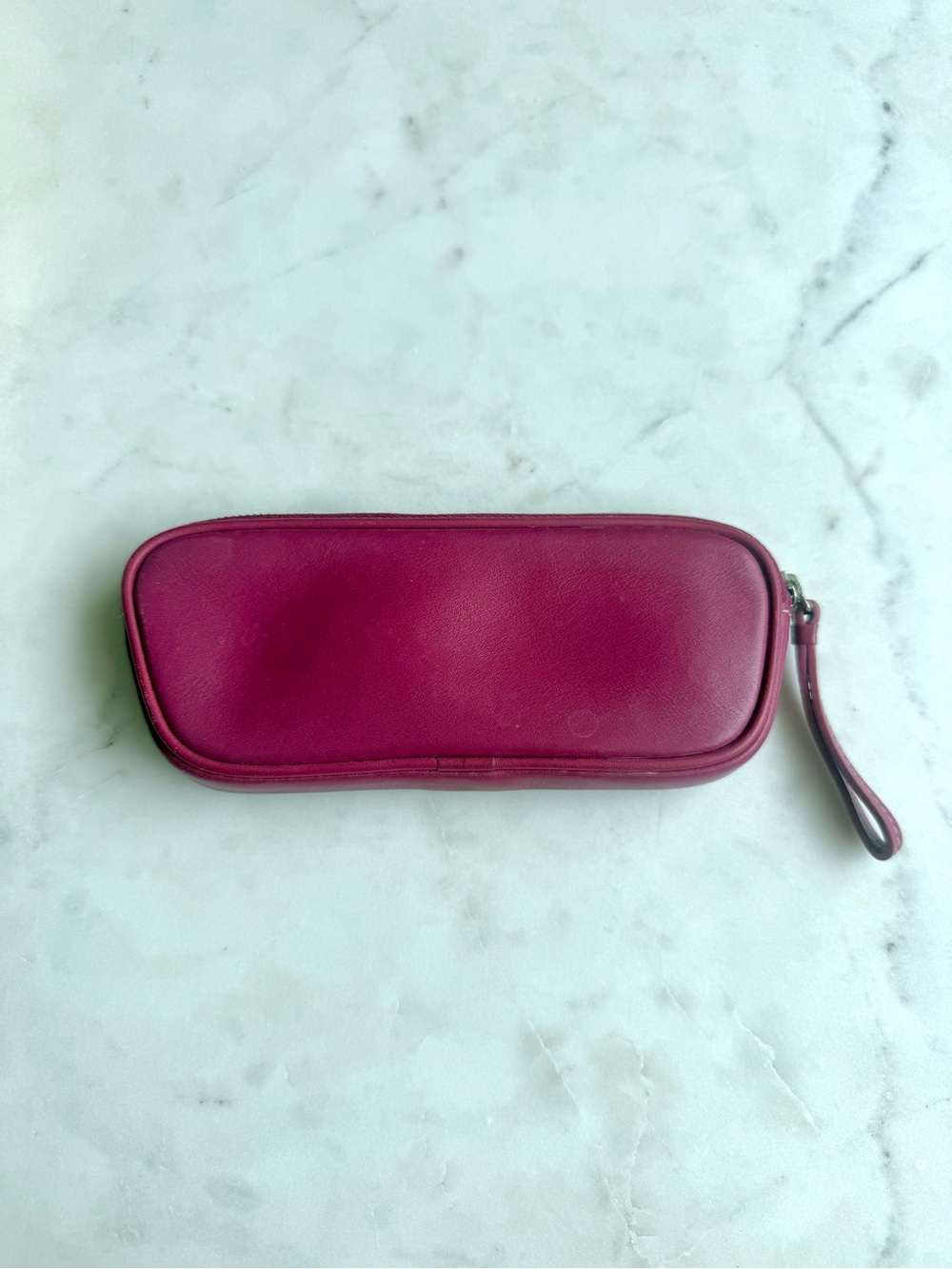 Vintage Coach Fuchsia Soft Leather Glasses Case - Picture 2 of 5